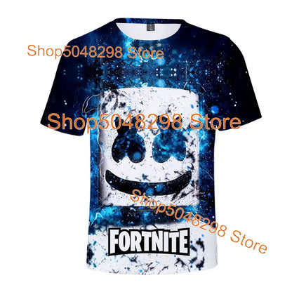 Μπλουζάκι Bushranger Fortnite για παιδιά, 3D εκτύπωση Banana Peely, T-shirt για άνδρες και γυναίκες, Tee Battle Royale Game, καλοκαιρινά τοπ, δώρα γενεθλίων