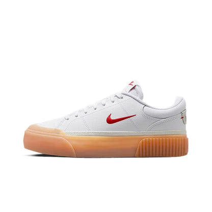 Nike Court Legacy Lit Leather Comfort Slip-Resistant Cushioned Durable Low-Top Tennis Shoes FD0355-133