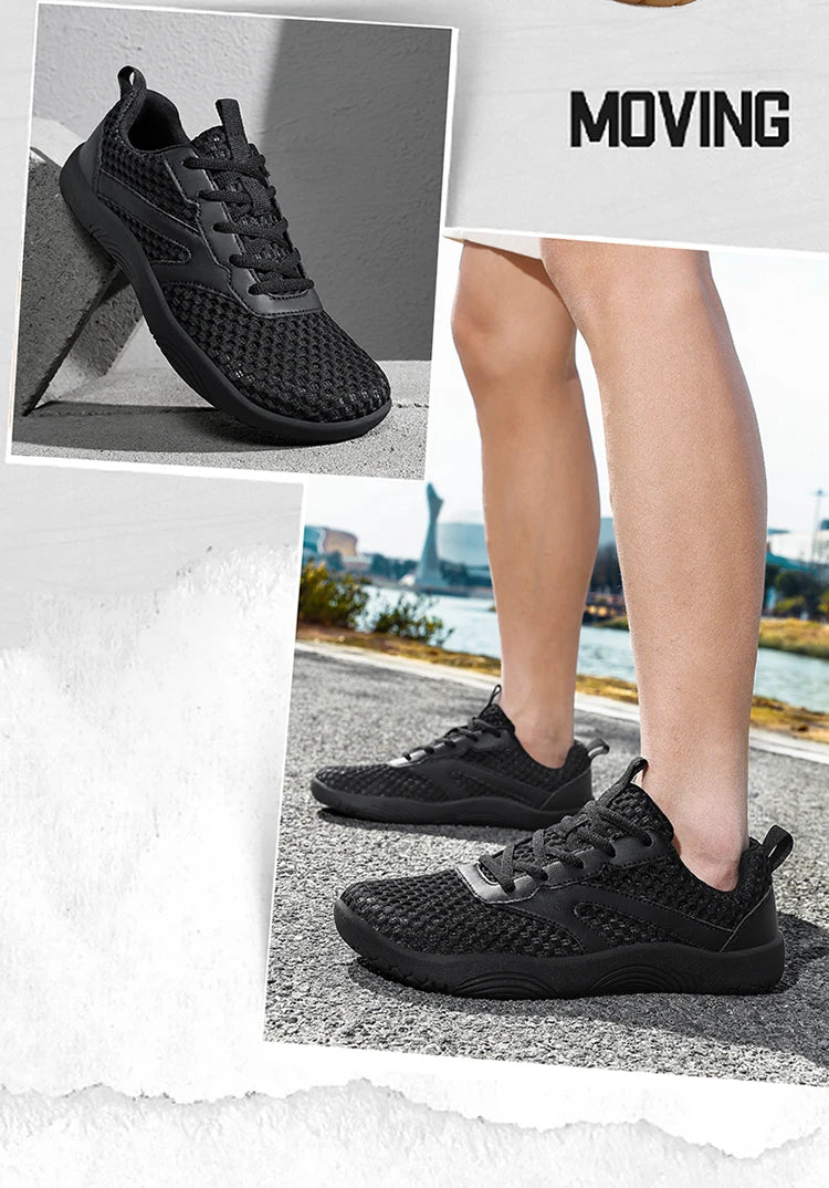 Men's Wide-Design Anti-Slip Casual Shoes Hiking Shoes Barefoot Loafers Multiple Colors Available Breathable Mesh Men's Footwear