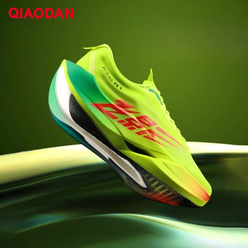 QIAODAN Feiying PB6.0 Men's Marathon Racing Running Shoes Full Palm Carbon Plate Sneakers Lightweight Sports Shoes QDB023261299