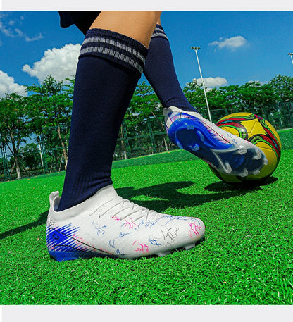 New Men's Football Boots Wholesale Cleats Non-Slip Sneakers Training Soccer Shoes Top Quality FG Drop Shipping Unisex Adult