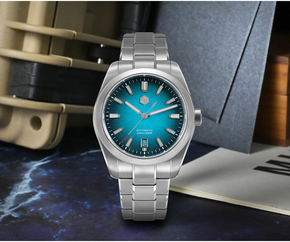 San Martin 36/39/42mm SN0144 JianZhan Gada Watch Miyota 9015 Original Design Chinese Style Dress Men Automatic Mechanical Watch