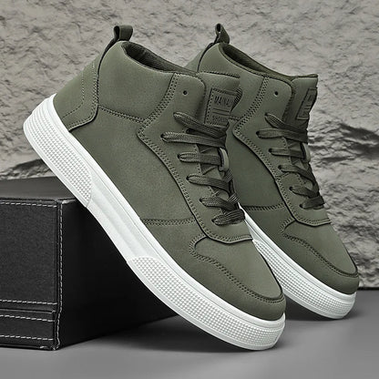 Men's Skateboarding Shoes 48 High Top Casual Sneakers Breathable Street Shoes Flats Shoes Lace UP Walking Shoes Chaussure Homme