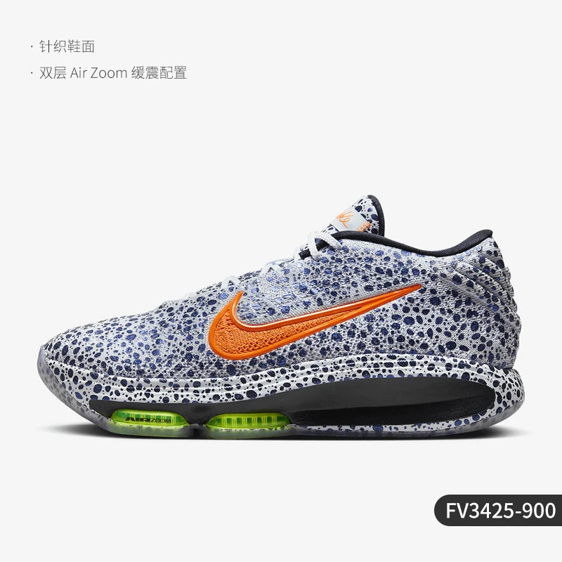 Ténis de Basquetebol Nike Genuínos Fashion Unissexo Respiráveis de Cano Baixo FV3425-900