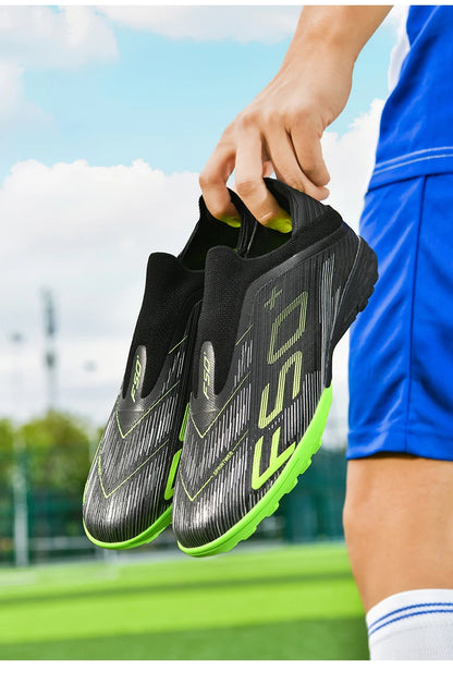 New Men's Football Boots Turf Soccer Shoes Sport Ultralight Comfortable Cleats Futsal Non Slip Fg Grass Indoor Adult Non-Slip