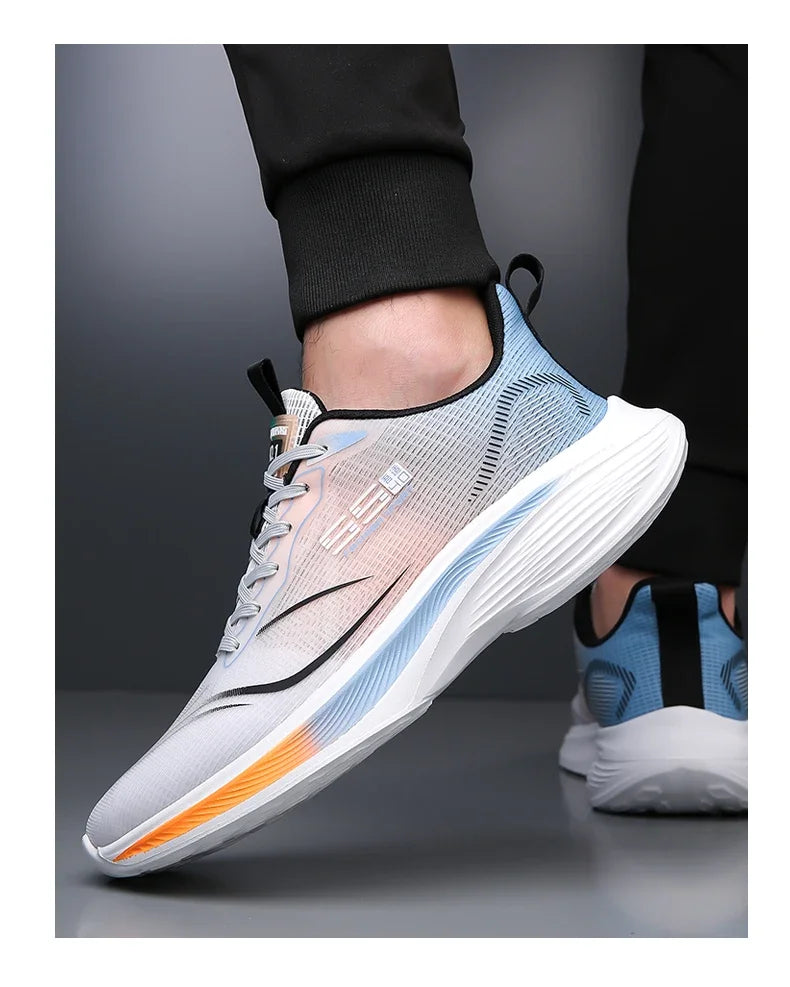 Carbon Plate Marathon Shoes Men Casual Sneakers Air Cushion Luxury Comfortable Lightweight Sports Running Shoes Male Footwear