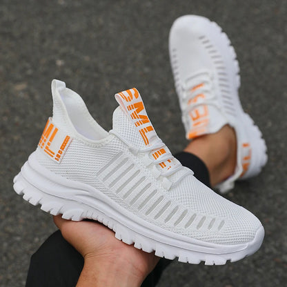 Non-slip Men's Summer Sneakers Comfortable Breathable Couple Running Shoes Women Tenis Sports Shoe White Walking Man Sneakers