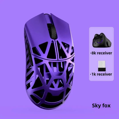 WLMOUSE Beast X Pro, lekka bezprzewodowa mysz gamingowa e-sportowa ze stopu magnezu, 750IPS, 8K, PAW3950HS, 30000DPI, bez podświetlenia