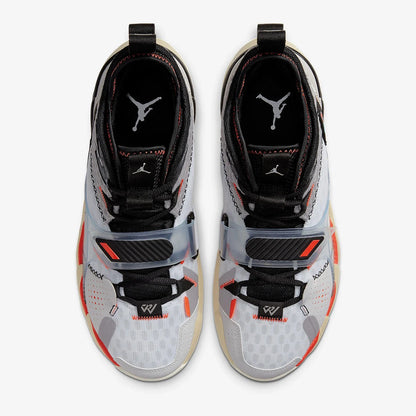 Ténis de basquetebol Nike Genuine JORDAN para homem, cano médio, almofadados e duráveis CD3002-101