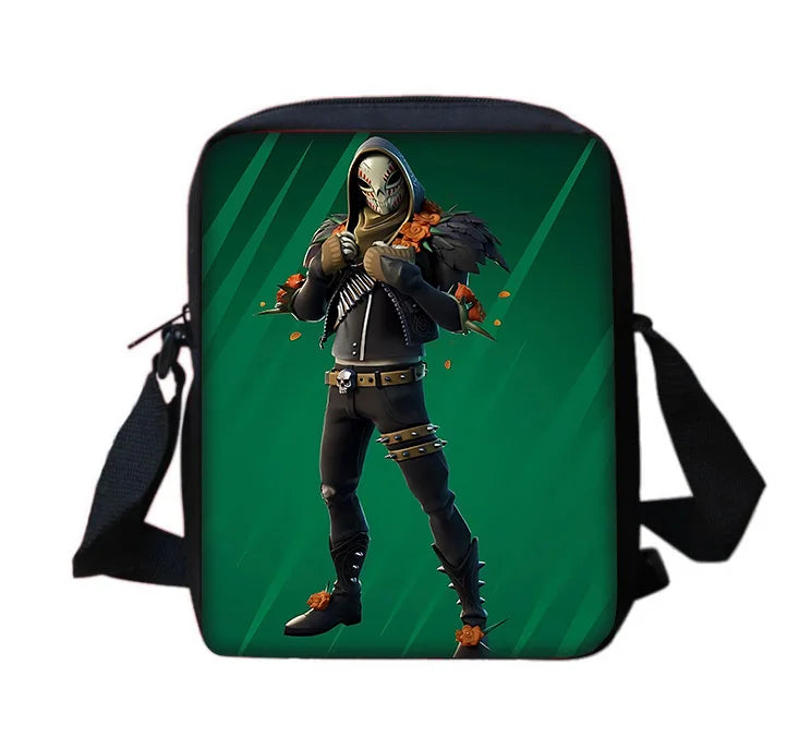 Hot Game Shooting Fortnites Child School Backpack With Shoulder Bag Pencil Bags School Bags for Boys Girls Best Gift