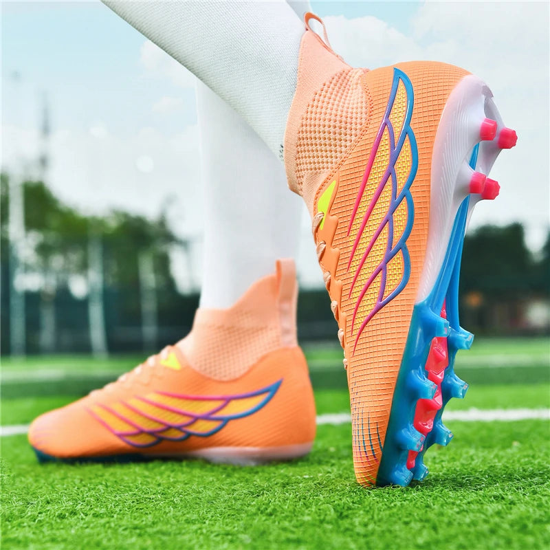 2026 Superfly FG Football Boots Outdoor Soccer Cleat Black Shoes Soft Sport Professional Shoes Breathable Comfortable Boots Plus