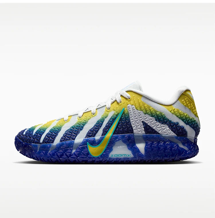 Nike Authentic Men's Cushioned Breathable Wear-Resistant Low-Top Basketball Shoes HF2794-004