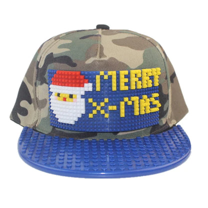 Crtani patchwork bejzbol kape, uradi-sam blokovi, snapback kape, hip hop kape za muškarce i žene, odvojivi pikseli, kape za tatu, dječje kape, kape za odrasle