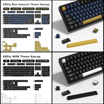 KBDiy GMK MarrsGreen Keycap teclas ISO de PBT double shot con perfil Cherry para kit DIY de teclado mecánico gamer Gaming Point KeyCap