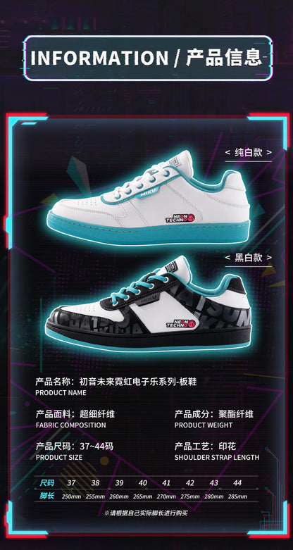 Buty Moeyu Hatsune Miku dla kobiet i mężczyzn – Vocaloid, cosplay, anime – męskie trampki, tenisówki, sznurowane, sportowe, do biegania, obuwie codzienne