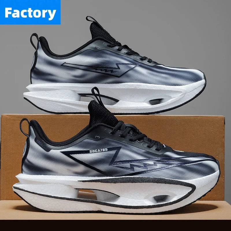 Running Shoes Marathon Speciality Men Sports Carbon Board Breathable Ultralight Womens Comfy Athletic Cushion Stability Sneakers