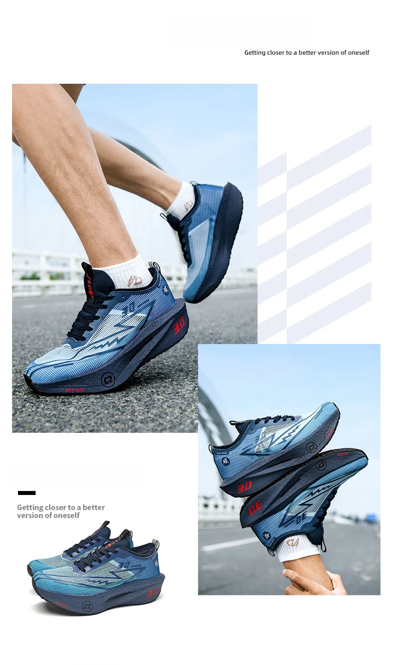 Men Sneakers Mesh Comfort Tennis Shoes 2025 Men's Running Carbon Board 3.0 Cushion Sports Training Jogging Speciality Jog Shoes