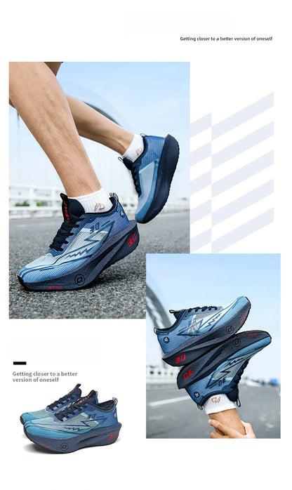 Men Sneakers Mesh Comfort Tennis Shoes 2025 Men's Running Carbon Board 3.0 Cushion Sports Training Jogging Speciality Jog Shoes