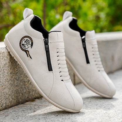Men's Lightweight Casual Shoes Outdoor Entertainment Skateboarding Daily Walking Driving Shoes Comfortable Breathable Slip-On