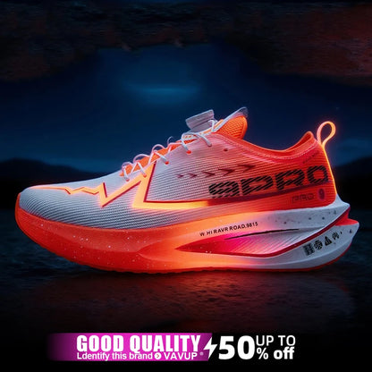 Men Running Shoes Carbon Board Speciality Sports Breathable Lightweight Women's Comfortable Athletic Nonskid Marathon Sneakers