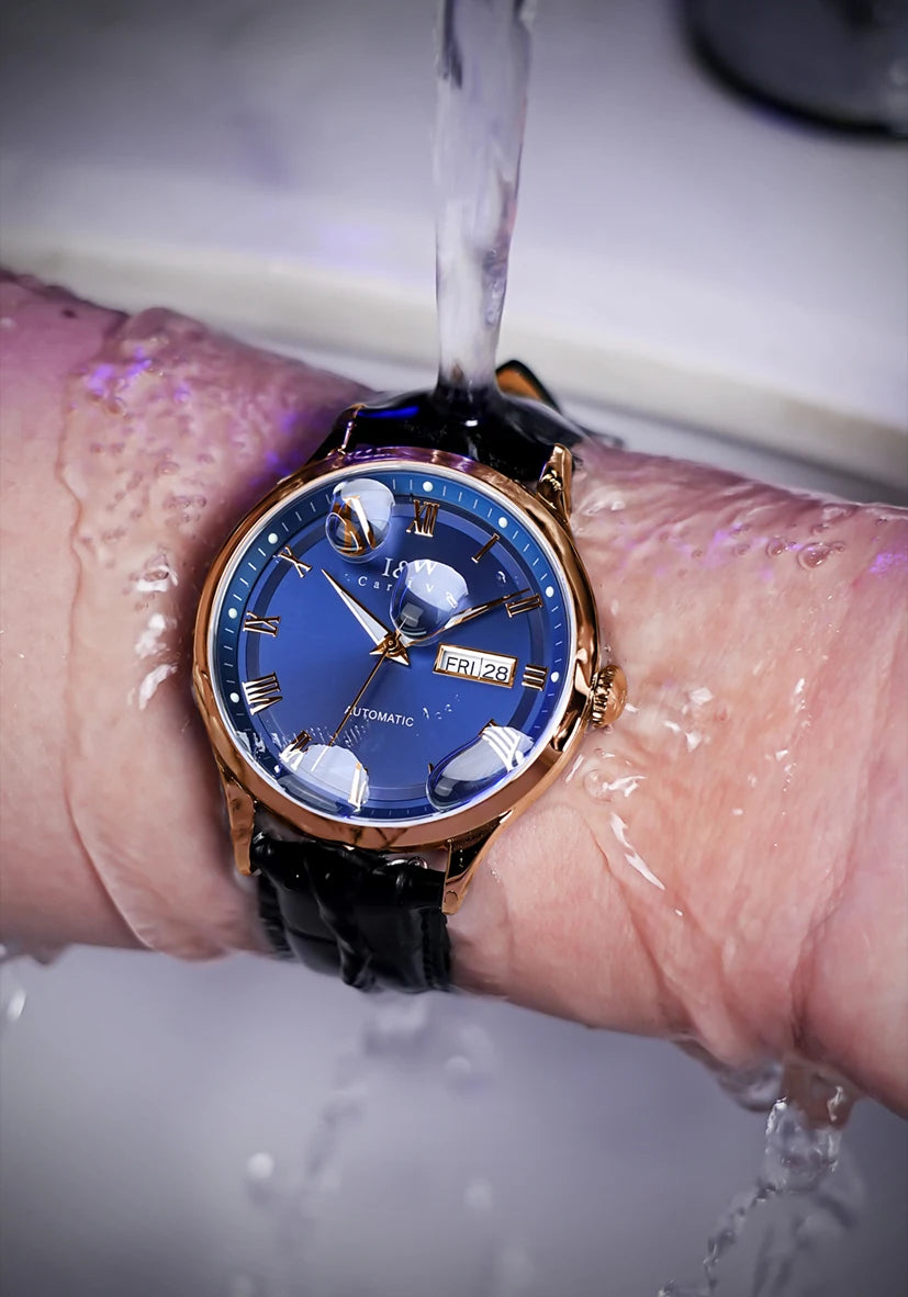 Carnival Brand High-end Series I&W Mechanical Watches Luxury Sapphire MIYOTA Movement Automatic Watches HD Luminous Reloj Hombre