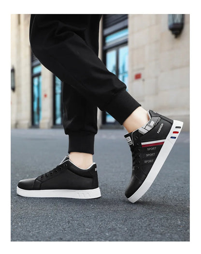 Męskie buty do skateboardingu 48 – codzienne, wysokie trampki do chodzenia, buty sportowe, oddychające buty hip-hopowe, buty uliczne, Chaussure Homme