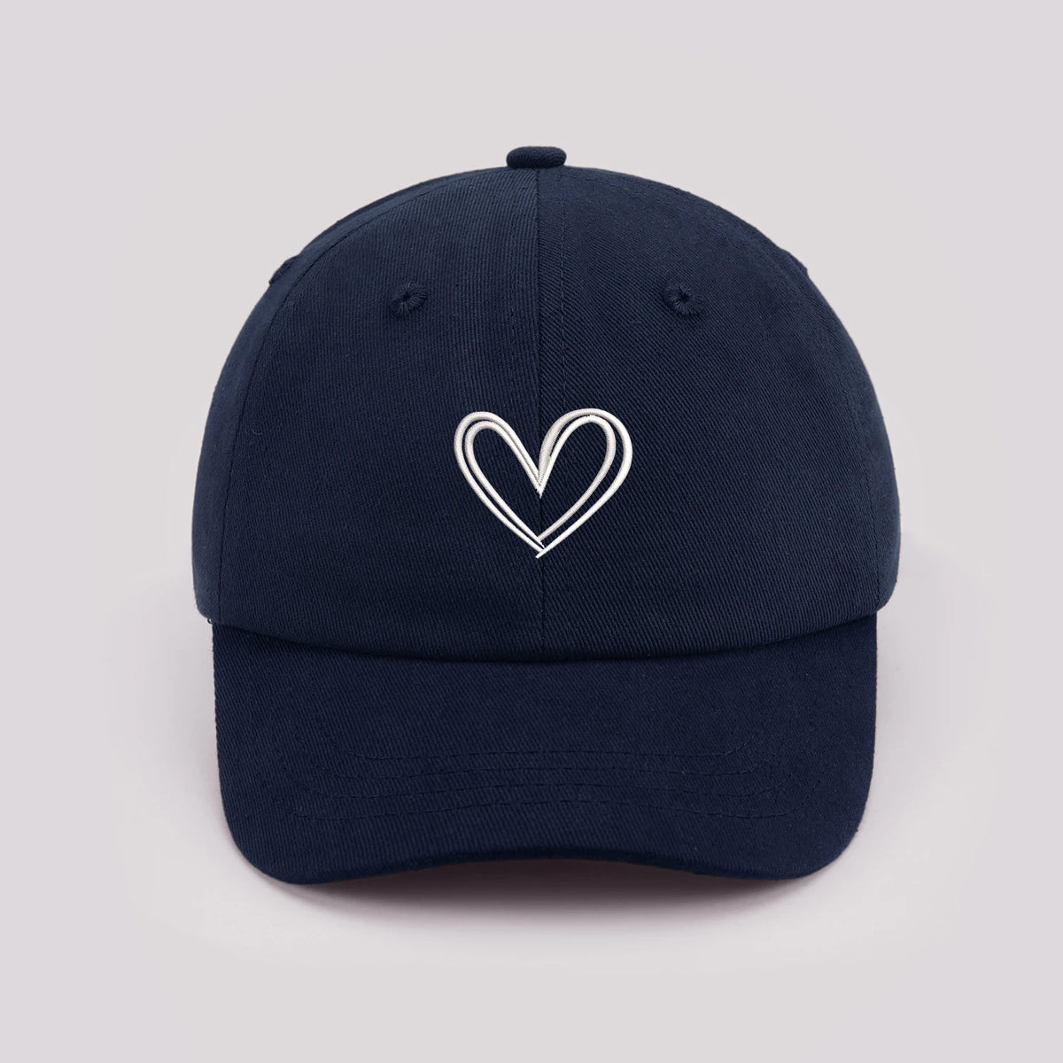 Cartoon heart-shaped Baby Baseball Cap Cute Solid Color Toddler Sun Hat with Ears Summer Adjustable Kids Boy Girl Peaked Cap ﻿