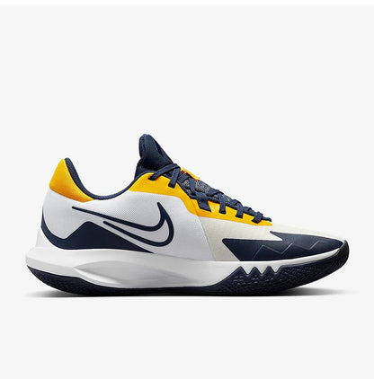 Sapatilhas de basquetebol Nike Precision 5 genuínas para homem, cano baixo DD9535-101