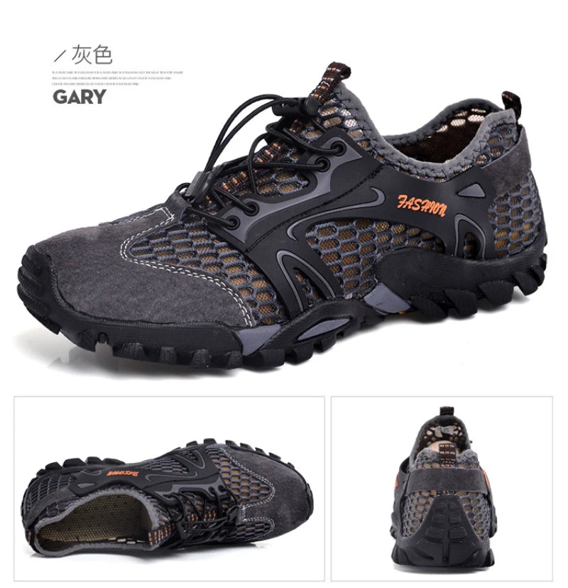 Breathable Outdoor Hiking Shoes Sports Wading Shoes Fishing Men's Shoes Summer Casual Sandals Comfortable And Breathable