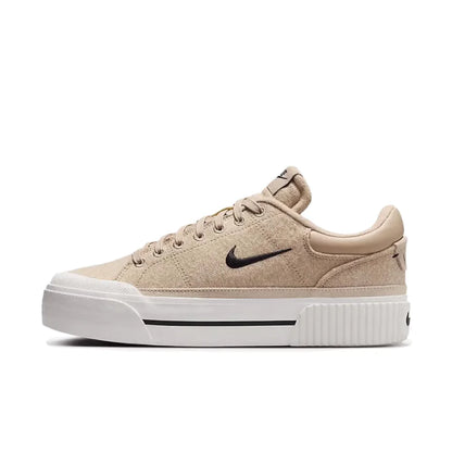 Nike Court Legacy Lit Leather Comfort Slip-Resistant Cushioned Durable Low-Top Tennis Shoes FD0355-133