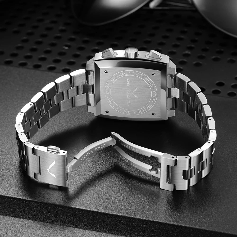 Men's Watches 2025 New Hot Luxury Quartz Wrist Watch Japan VK64 Chronograph Trendy Sport Waterproof