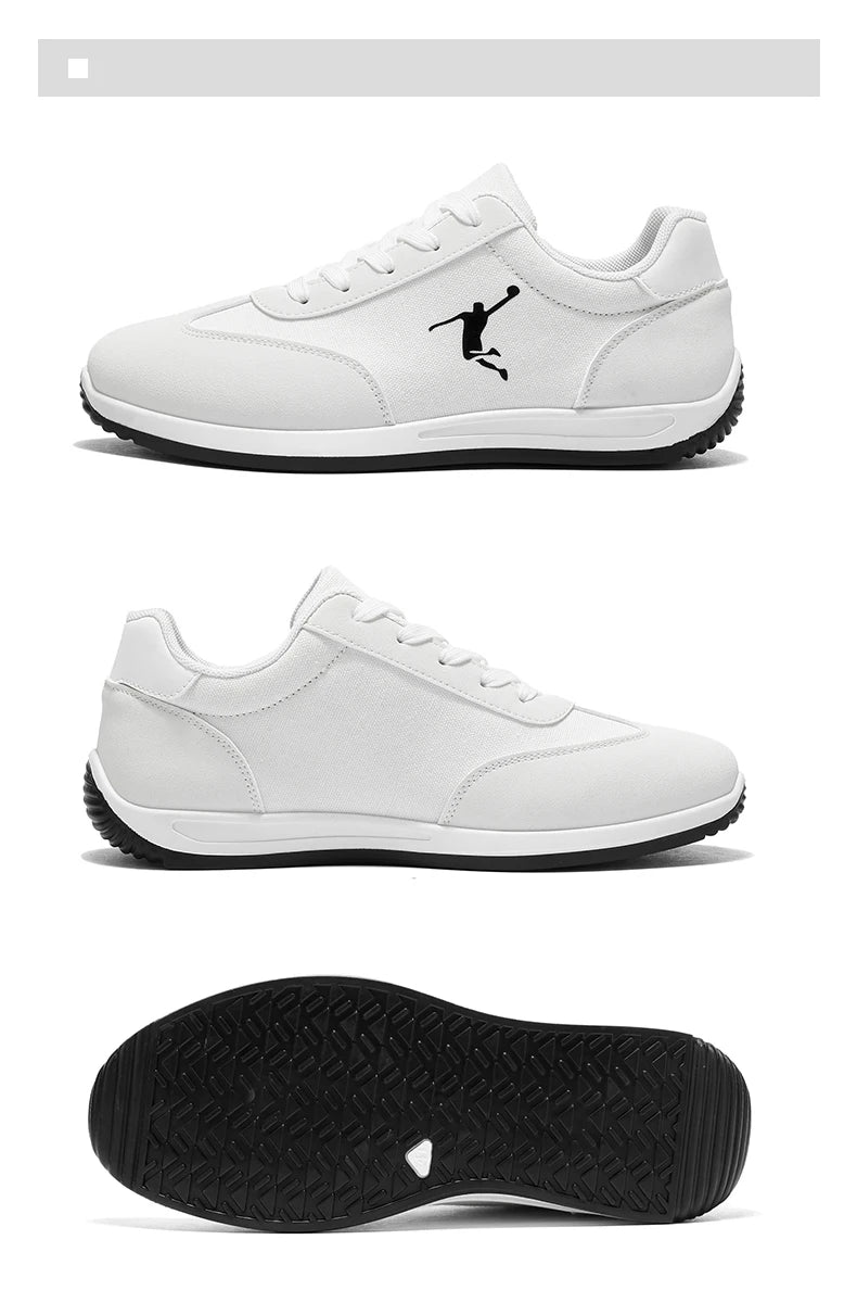 Men's Shoes, Spring and Autumn Trendy Shoes, New Cross-Border Models, White, Black, Red Sneakers, Soft-Soled Breathable Men's Low-Top Versatile Casual Shoes