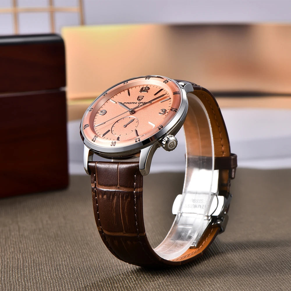 V2 PAGANI DESIGN PD-1790 New 42MM Men's Fashion Leisure Mechanical Watch 10Bar Waterproof Sapphire Glass Men's Automatic Watch