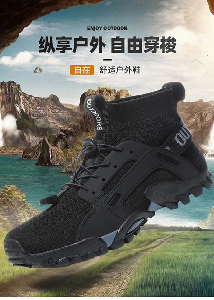 Hot Selling Men's Outdoor Sports Shoes Rock Climbing Hiking Shoes Beach Creek Shoes Casual Sports Shoes 38-48#