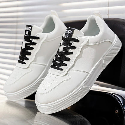 1 pair sports casual skateboarding shoes, comfortable and fashionable, with a snug upper that fits the foot and a slip-resistant sole
