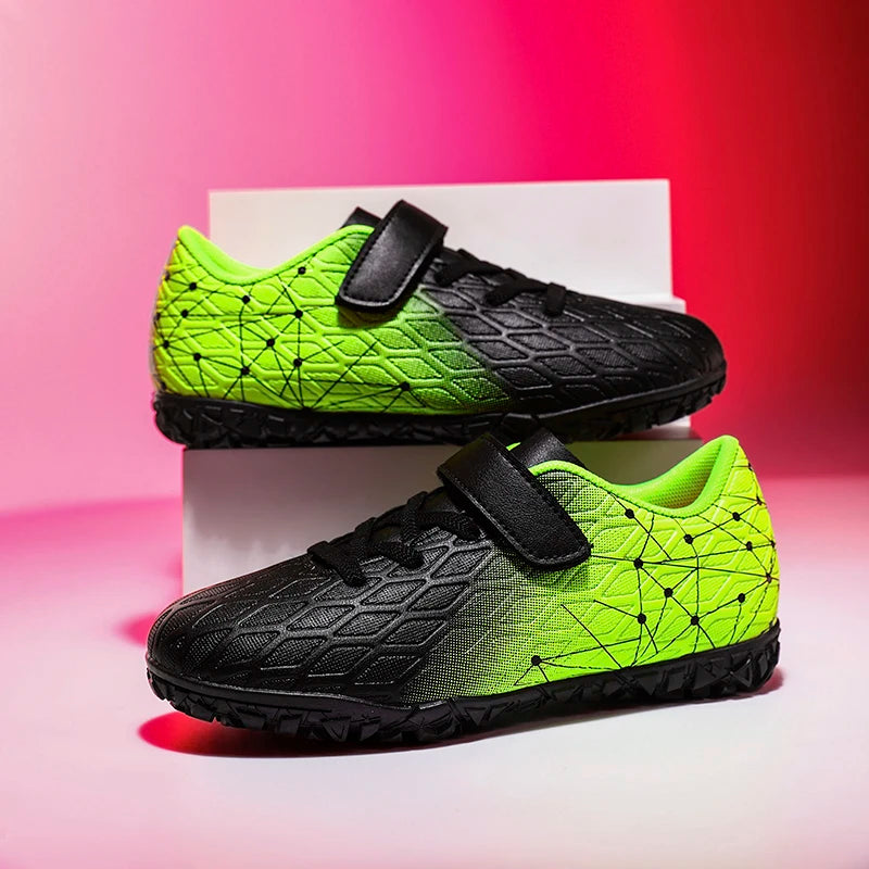 New Men Soccer Shoes Girls Cleats Outdoor Match Training Sport Football Boots Long Spikes Comfortable Breathable Boys Non Slip