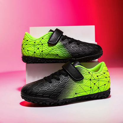 New Men Soccer Shoes Girls Cleats Outdoor Match Training Sport Football Boots Long Spikes Comfortable Breathable Boys Non Slip