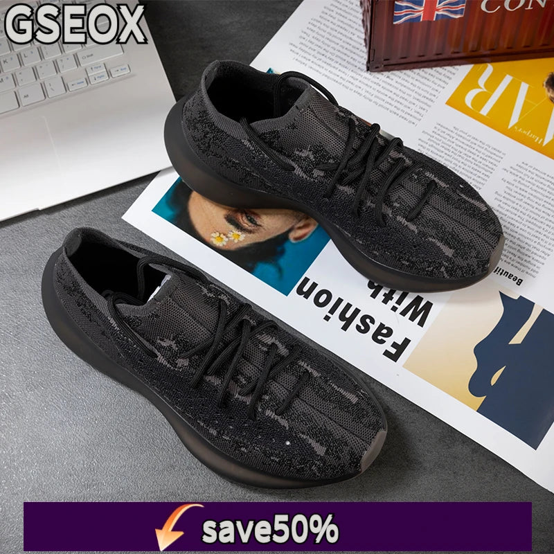 Air Cushion Running Shoes Speciality Marathon Men Sports Breathable Lightweight Women's Comfortable Nonskid Leisure Sneakers