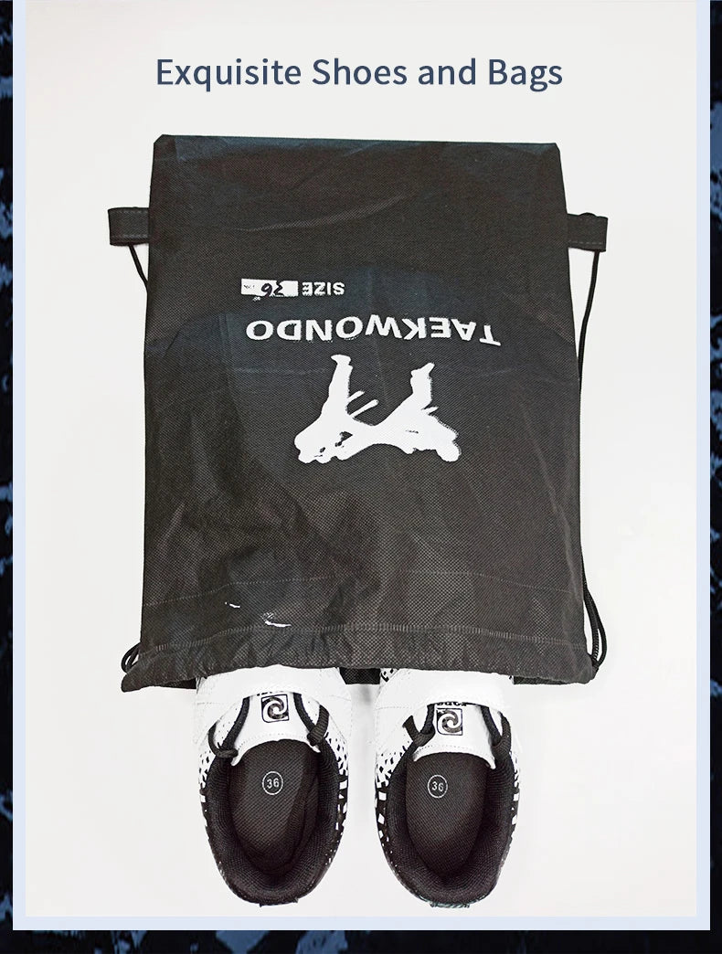 Taekwondo Shoes Breathable Wear-resistant kickboxing kung fu Professional Tae kwon do Martial Arts Sneaker Shoes Kids to Adult