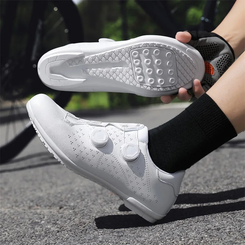 Men Non Locking Mountain Bike Shoes Without Cleats Road Bicycle Rb Speed Non Cleat Cycling Shoes Sneaker Flat Pedal Mtb Women