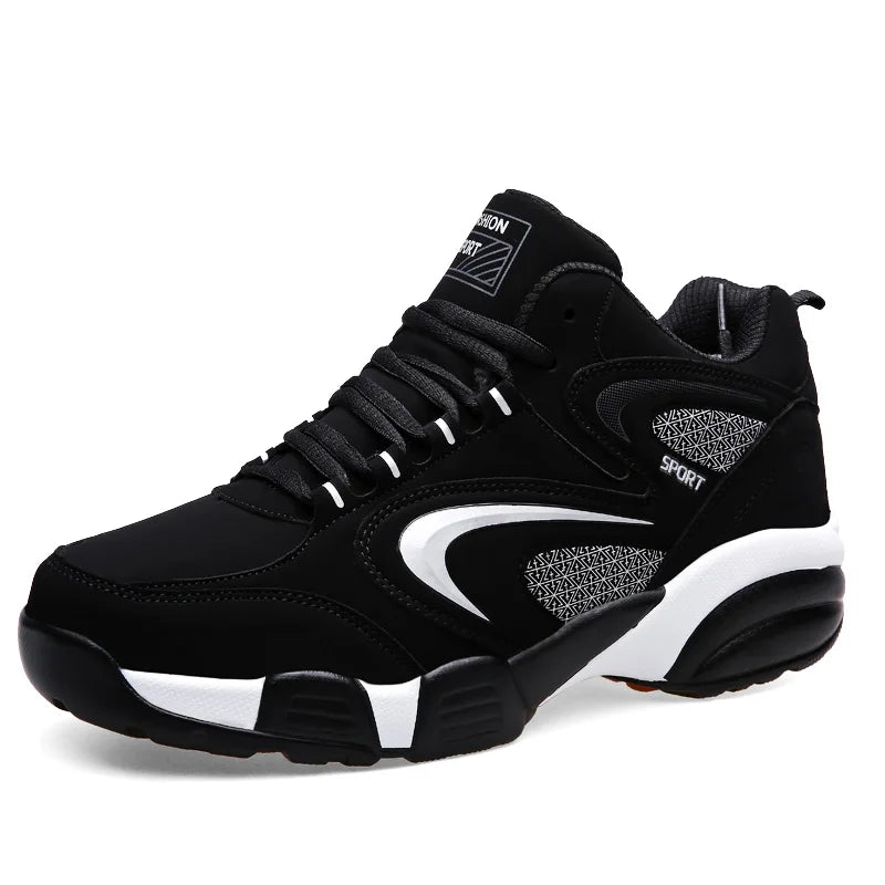Men's Snow Boots Winter Warm Couple Casual Sneakers Fashion Leather Outdoor Sport Running Tenis Men Non-slip Big Size 48 Trainer