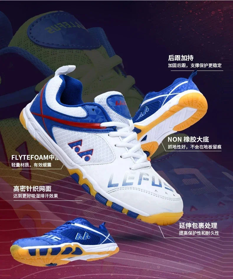 Men Professional Table Tennis Shoes Couple Badminton Shoes Competition Tennis Training Sneakers Men's Sports Shoes Zapatillas