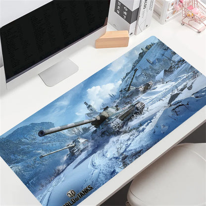 HD-mukautettu World of Tanks -peli -hiirimatto, suuri koko, anime-aiheinen hiirimatto, räätälöity CS:GO:lle, Zelda, World of Warcraft -pöytämatot