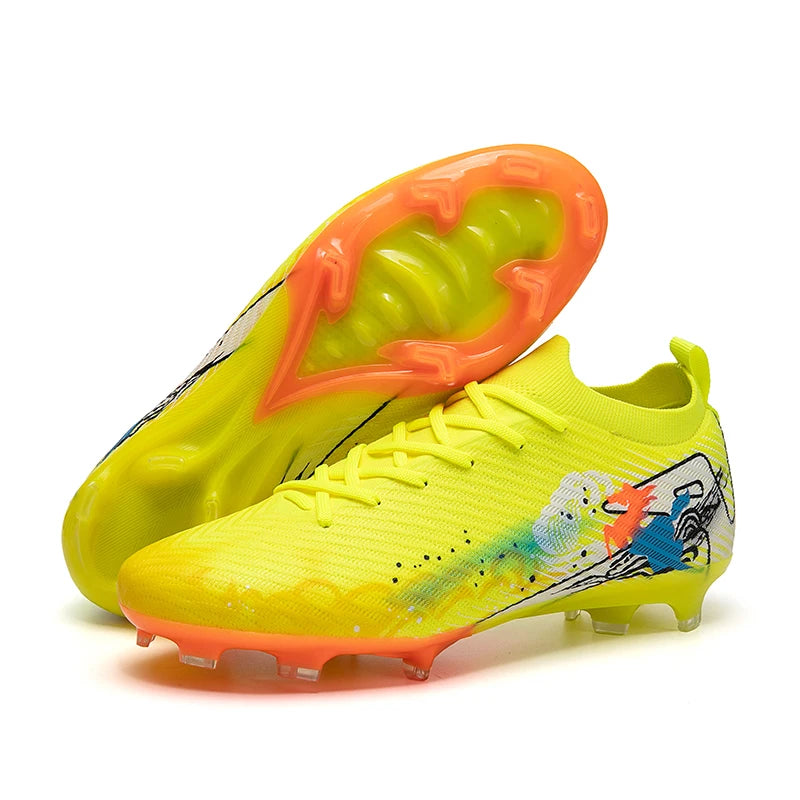 New Men Soccer Shoes Grass Ultralight Sport Comfortable Adult Non-Slip Football Boots Outdoor Cleats Sport Futsal Training Match