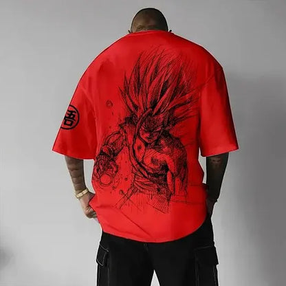 Тениска с тема Dragon Ball Z - чист памук, дишаща и еластична | Удобна и стилна | Чудесна за фенове на аниме
