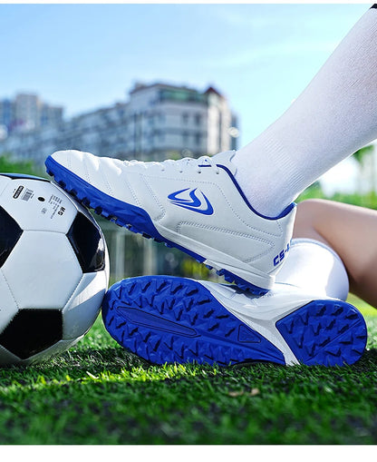 Sapatilhas de futebol de treino unissexo para adulto, tamanho grande, para jogo, interior, exterior e relvado, para jovens e estudantes, 39-45#