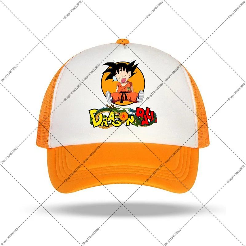 Dragon Ball-baseballkeps för kvinnor och män, solhattar, kepsar med tryck av seriefigurer och anime, bekväma unisex-bomullskepsar för vuxna, perfekta som sommargåvor och festpresenter