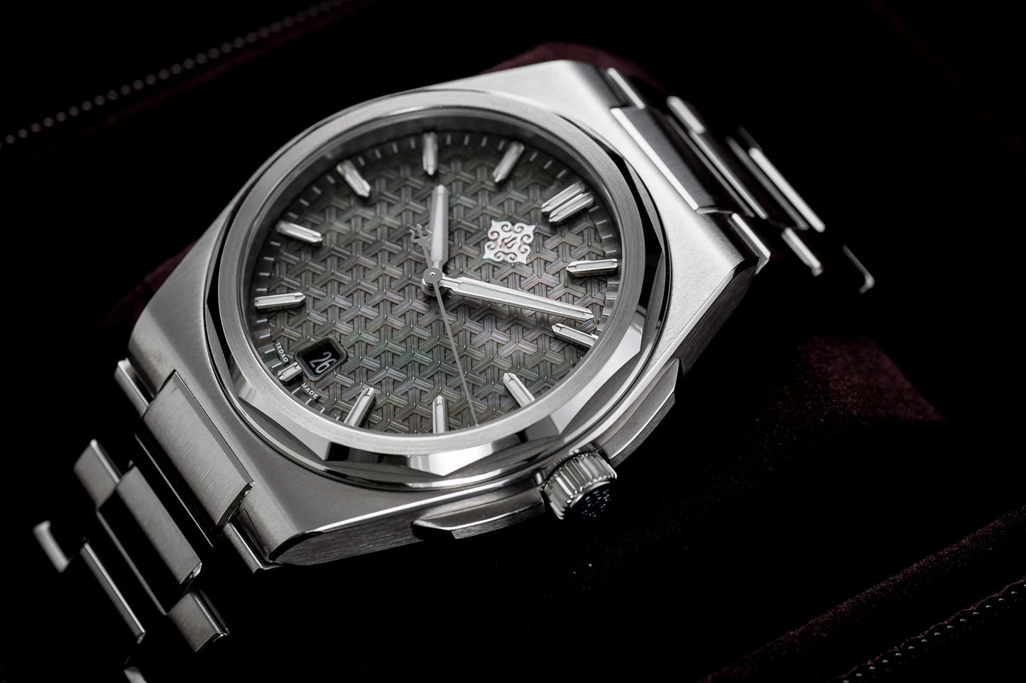 IX&DAO 2025 Novo Relógio Masculino Warrior Automático Mecânico 37mm Movimento Miyota 9015 Safira Aço Inoxidável Impermeável 10Bar BGW