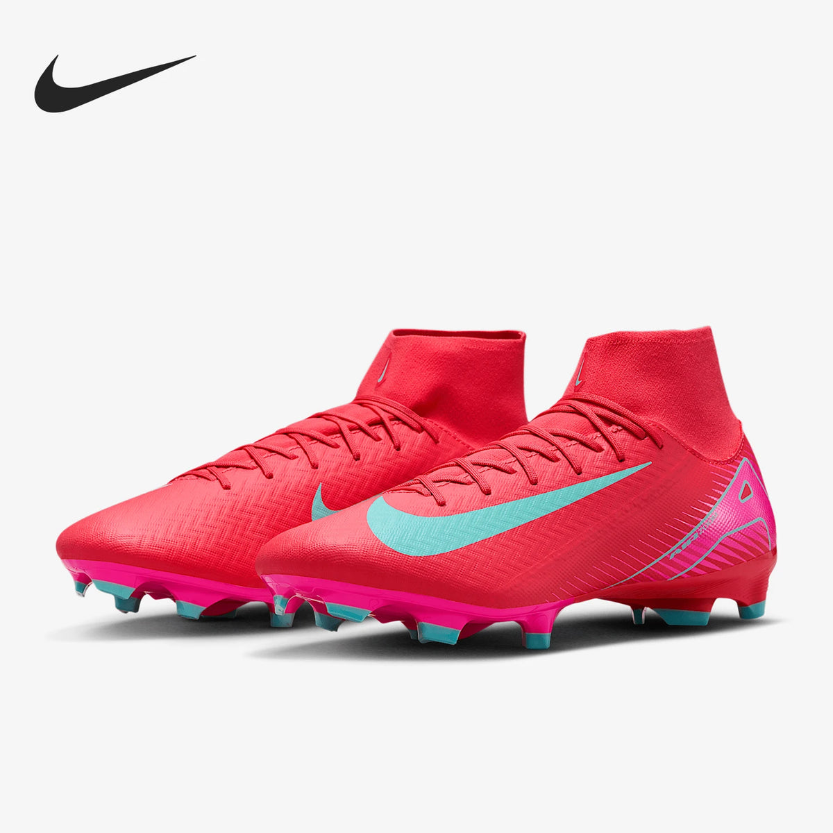 Ægte Nike mellemhøj træningssko til mænd med stødabsorbering og slidstyrke til fodbold FQ1456-800