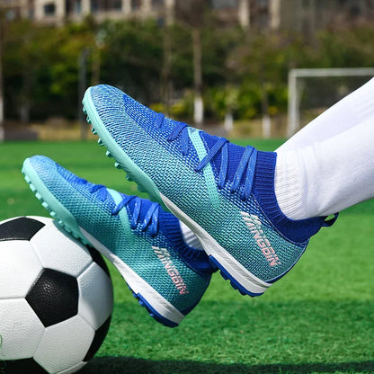 New Men Football Boots Professional Soccer Shoes Cleats Futsal Women Unisex Ultralight Hot Sale High-quality TF/FG Sneakers